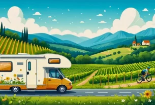 seguir provas de ciclismo de motorhome