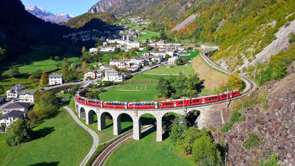 viagens de trem panorâmico na Suíça