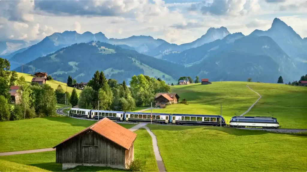 viagens de trem panorâmico na Suíça