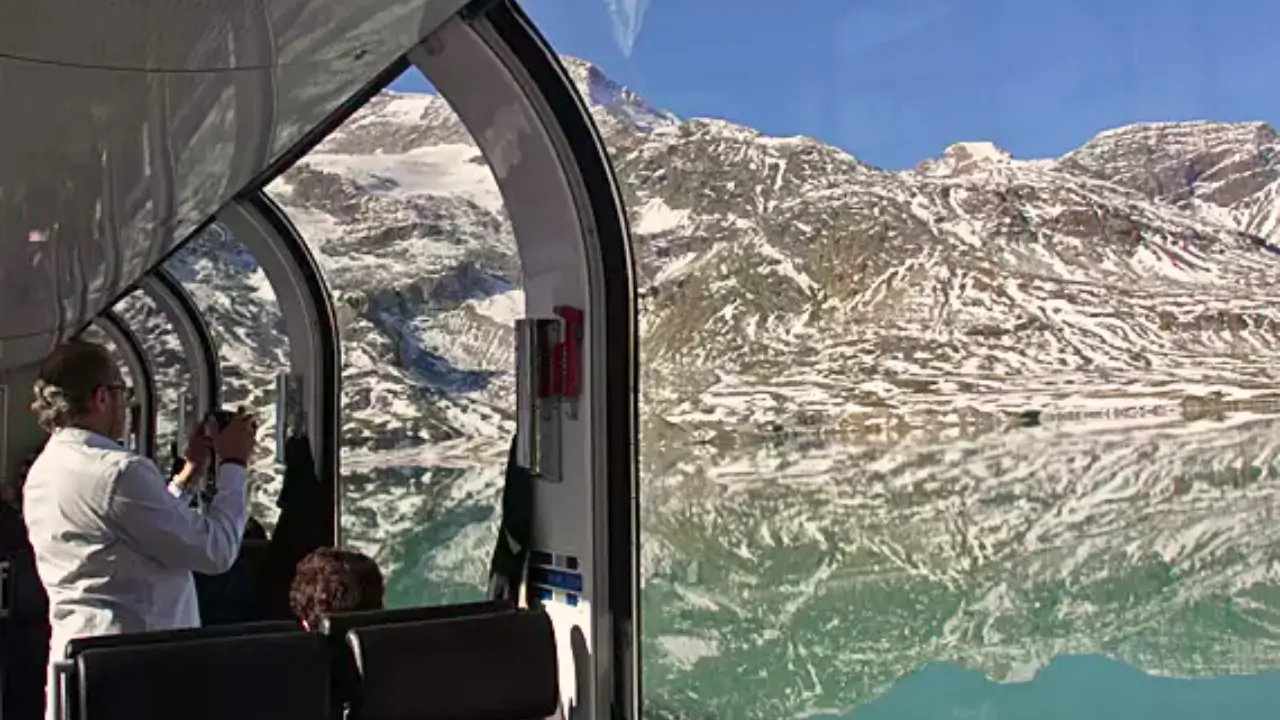 viagens de trem panorâmico na Suíça