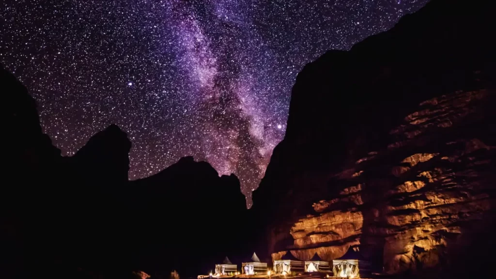 destinos com céus estrelados