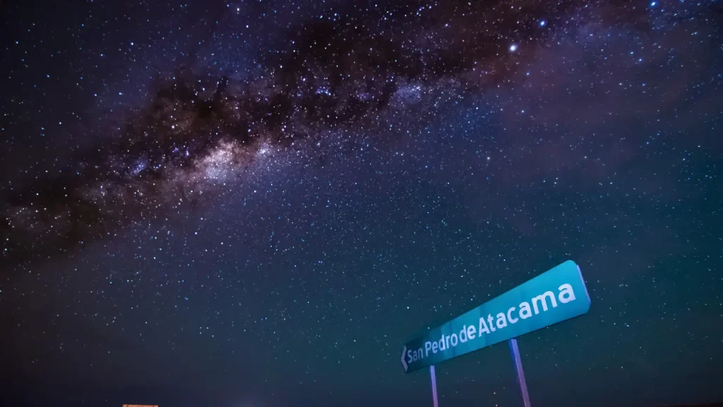 destinos com céus estrelados