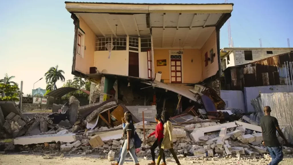 terremotos e imigração