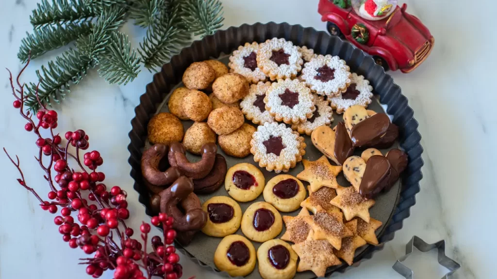 biscoitos de Natal alemães