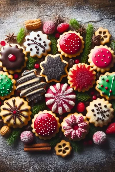 biscoitos de Natal alemães