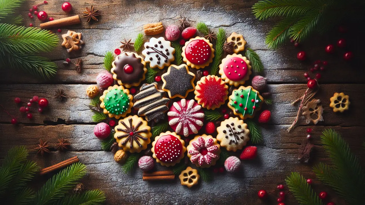 biscoitos de Natal alemães