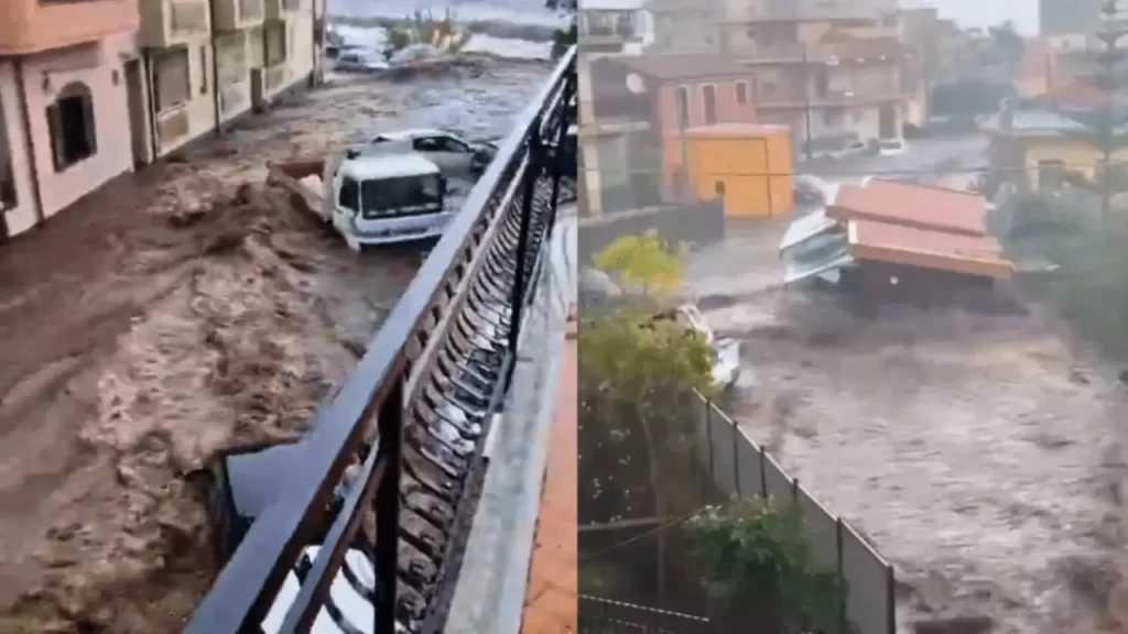 clima extremo no sul da Itália