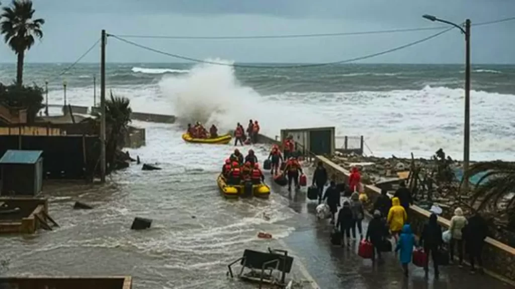 clima extremo no sul da Itália